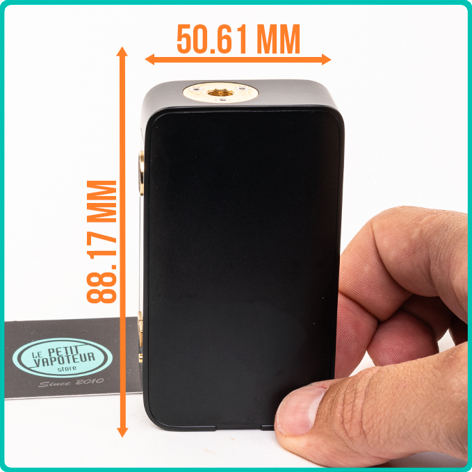 Dimensions de la dotBox 220W V2 Dotmod